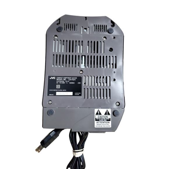 JVC Compact Stereo Component System CA-FSX1 With Speakers SP-FSX1 W/Remote - Picture 6 of 7